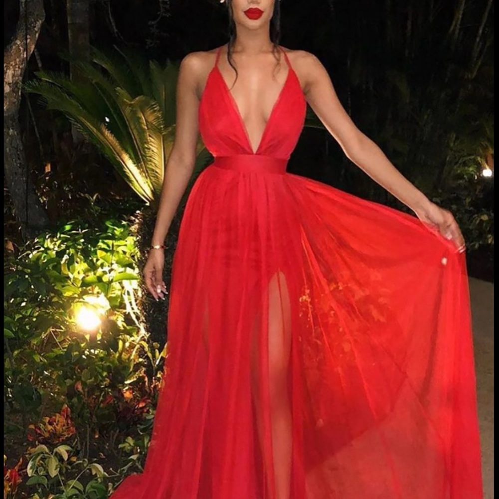 Beautiful red dress